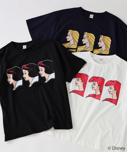 tシャツ Disney / ディズニープリンセス / 別注 FANTASY A＆G INC プリントTシャツ メンズの画像