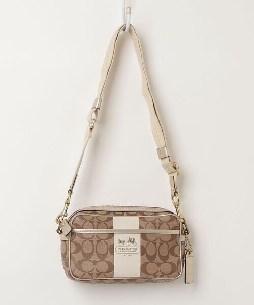 COACH（コーチ） ショルダーバッグ - ベージュ レディース : ZOZOTOWN