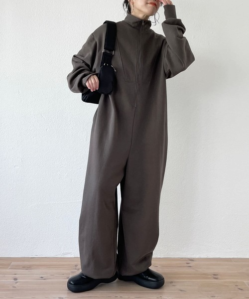 「wee9s」 オールインワン FREE アイボリー レディース_画像5