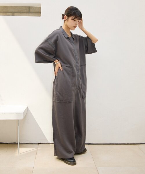 TheSoloist AW18 スウェットジャンプスーツ オールインワン etsinta（エシンタ） オールインワン 「etsinta」スウェットジャンプ