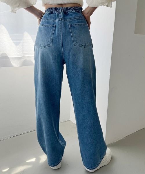 「one after another NICE CLAUP」 デニムパンツ MEDIUM インディゴブルー レディース_画像5