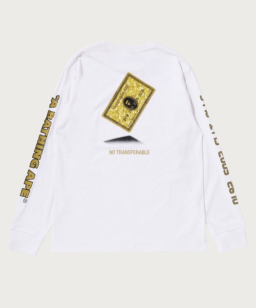 A BATHING APE（アベイシングエイプ） tシャツ BAPE CARD GRAPHIC LONG