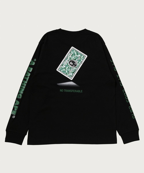 A BATHING APE（アベイシングエイプ） tシャツ BAPE CARD GRAPHIC LONG