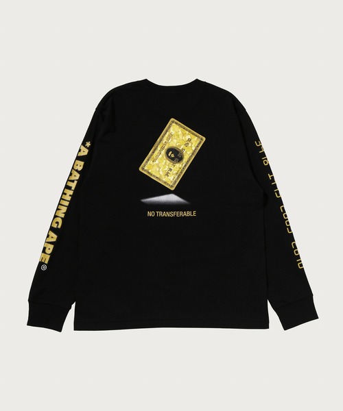 A BATHING APE（アベイシングエイプ） tシャツ BAPE CARD GRAPHIC LONG