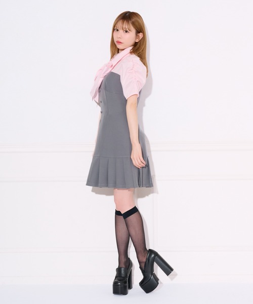 「apres jour」 ドッキングワンピース X-LARGE ピンク系その他 レディース_画像4