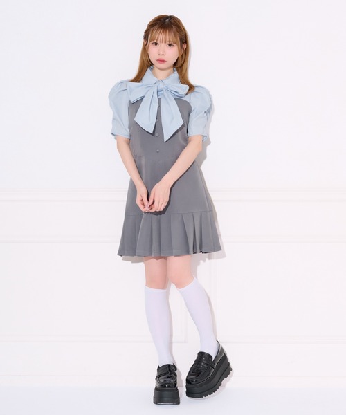 「apres jour」 ドッキングワンピース X-LARGE ピンク系その他 レディース_画像9