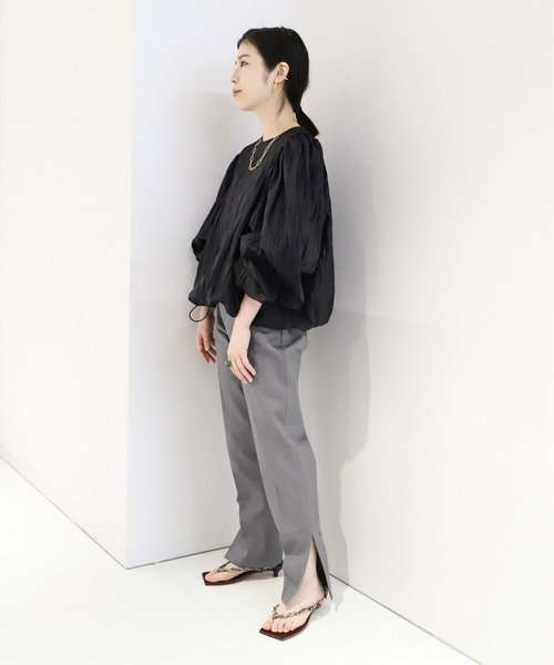 「CITYSHOP」 デニムパンツ 36 グレー レディース_画像4
