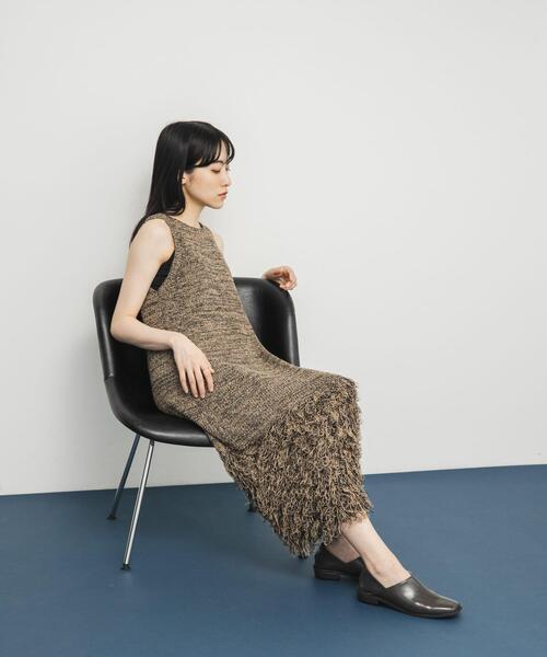 「KBF」 シューズ 38 チャコールグレー レディース_画像2