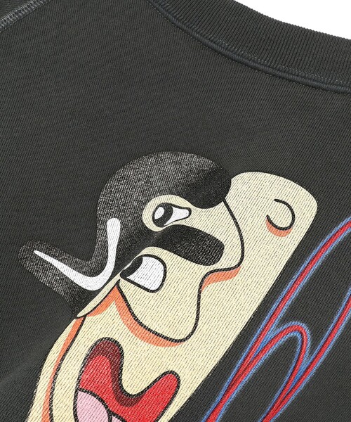 ア*ツ様 FUTURE archive TAPPEI コラボ　スウェット　トレー トレーナー スウェット TAPPEI × FUTURE ARCHIVE / DAMAGE SWEAT CREW