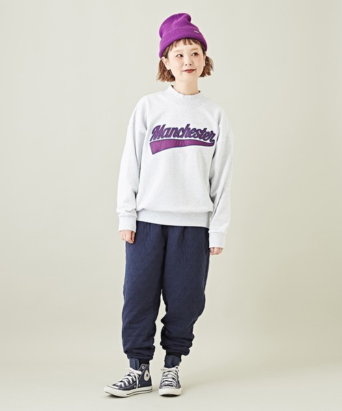 「CUBE SUGAR」 イージーパンツ M ネイビー レディース_画像10