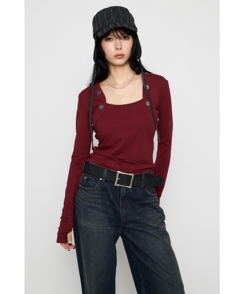 tシャツ BOLERO LIKE COMPACT トップス レディース | LAGUA GEM | 08