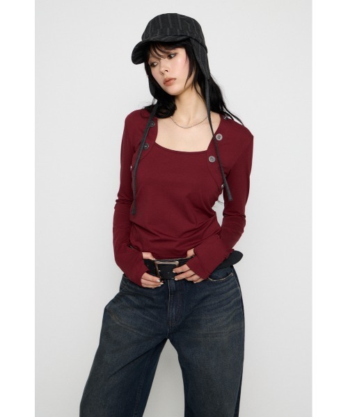 tシャツ BOLERO LIKE COMPACT トップス レディース | LAGUA GEM | 09