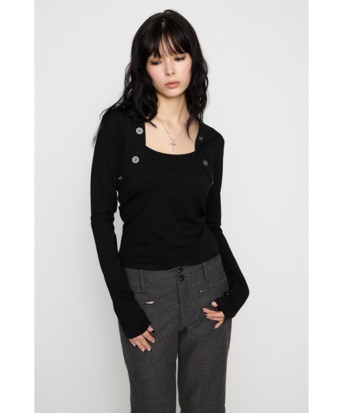 tシャツ BOLERO LIKE COMPACT トップス レディース | LAGUA GEM | 05