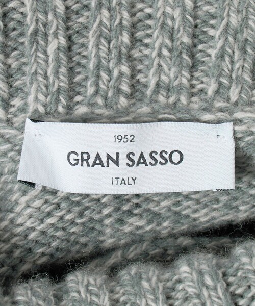 Gran Sasso タートルネック ニット セーター イタリア製 Gran Sasso（グランサッソ） タートルネック セーター ニット 「Gran