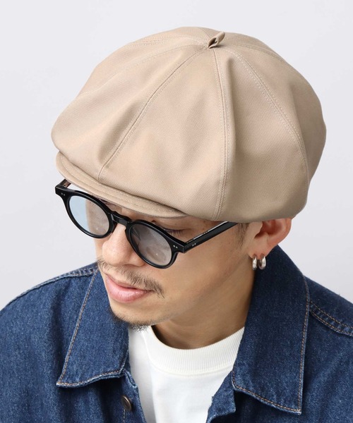 Mr.COVER 帽子 キャスケット 日本製 ボリュームシルエット 8枚パネル