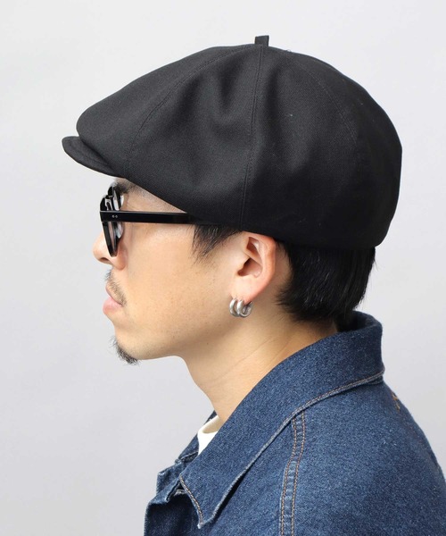 美品★コムデギャルソン★ニット帽 キャスケット ベレー帽 ブラック Mr.COVER 帽子 キャスケット 日本製 ビッグシルエット キャスケット