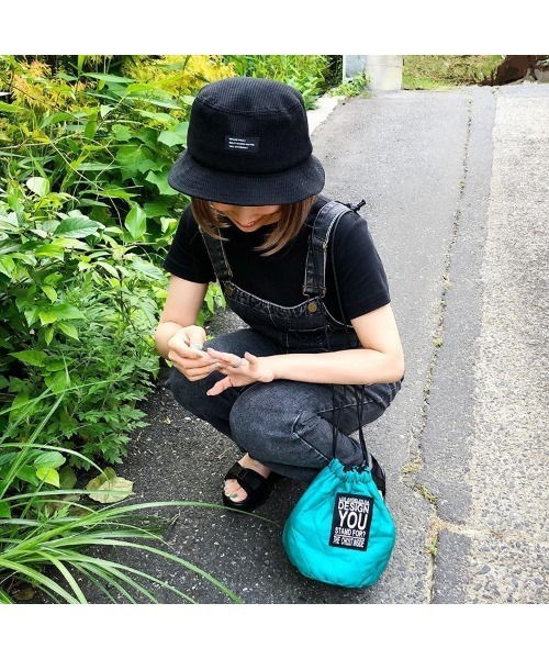 ハット 帽子 男女兼用 14+ 帽子 ハット ワッフル素材バケットハット レディース メンズ