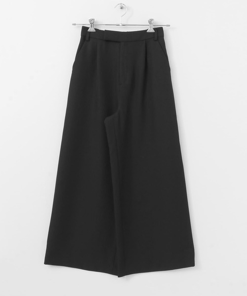 DOORS アーバンリサーチ　ドアーズ　フレアイージーパンツ　黒 URBAN RESEARCH DOORS パンツ フレアイージーパンツ