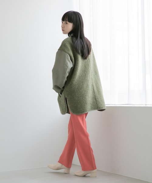 LOWRYS FARM パンツ ツイルカラーフレアパンツ 925462