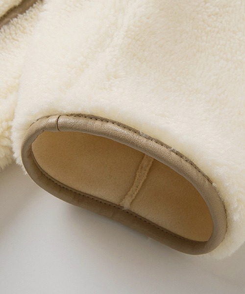 ダッフルコート コート 「Fano Studios」Horn buckle fur duffle coat