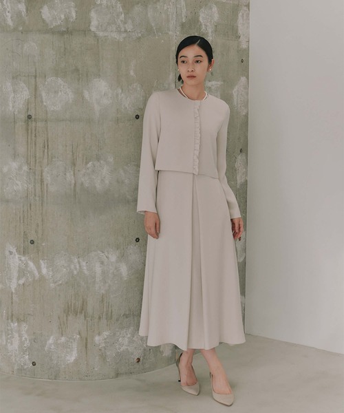 kaene（カエン） セットアップ シフォン合わせロングワンピース