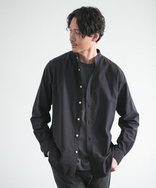 AWORDシャツ GLOBAL WORK シャツ オックスフォードバンドカラーシャツ/952744
