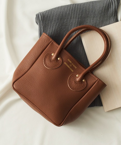 バッグ ハンドバッグ 「YOUNG＆OLSEN」EMBOSSED LEATHER TOTE XS 