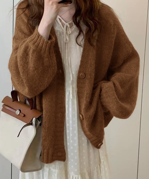 Girly Doll（ガーリードール） カーディガン モヘアニットカーディガン