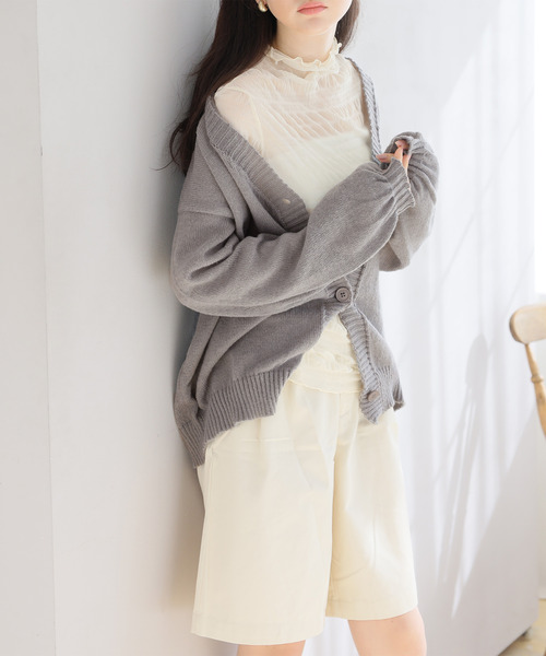 Girly Doll（ガーリードール） カーディガン モヘアニットカーディガン