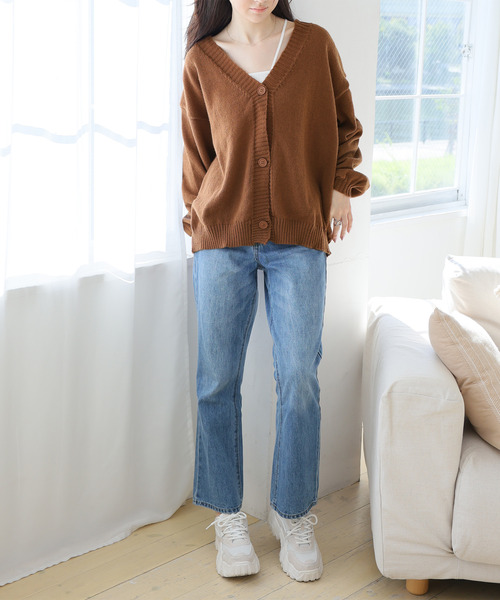 美品補充lilLilly(リルリリー) モヘアオーバーサイズカーディガン lilLilly - 美品補充lilLilly(リルリリー) モヘアオーバーサイズ