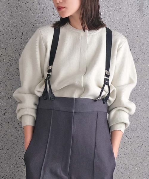 AKTE（アクテ） カーディガン ボタンフライニットカーディガン