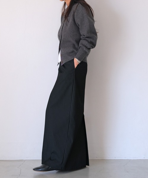 AKTE（アクテ） カーディガン ボタンフライニットカーディガン