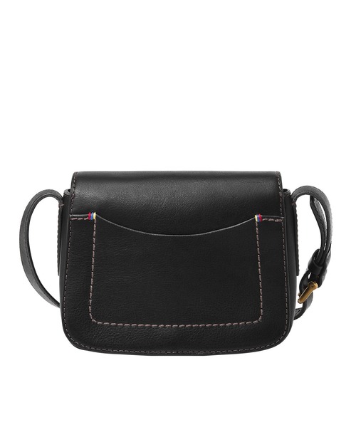 FOSSIL フォッシル レザー ショルダーバック メッセンジャーバッグブラック FOSSIL（フォッシル） ショルダーバッグ バッグ 斜めがけバッグ