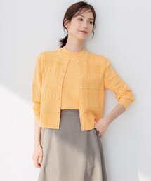 TWINSET 異素材 ニット ダウン 100% ベージュ 高級 ツインセット PRE ORDER【ツインニット】| ワールド オンラインストア | WORLD