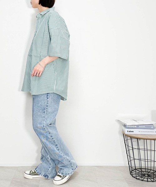 デニム フレアパンツ ジーンズ AZUL DENIM フレアデニム｜WOMEN｜250HAS12-021K｜AZUL BY