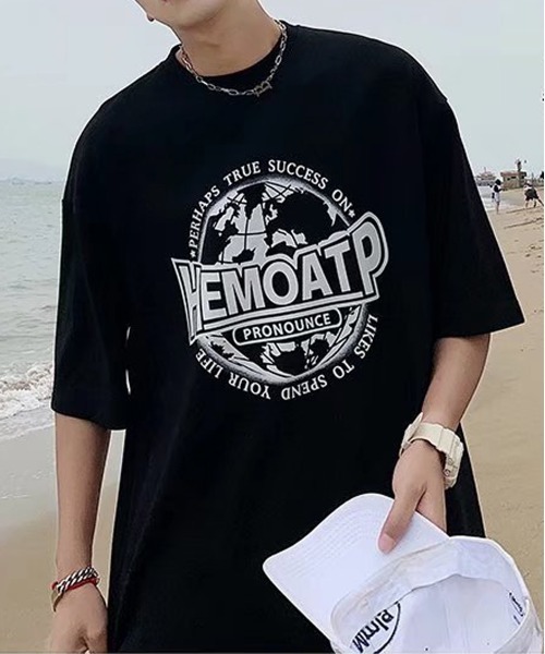 NEW GENTLEMAN tシャツ HEMOATP ビッグシルエットT メンズ