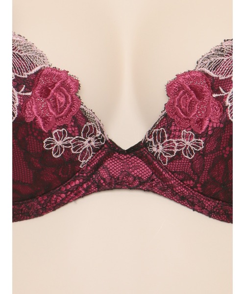 [LINGERIEAM] リーフレース グラマーアップ ブラセット Ravijour - [LINGERIEAM] リーフレース グラマーアップ ブラセットの