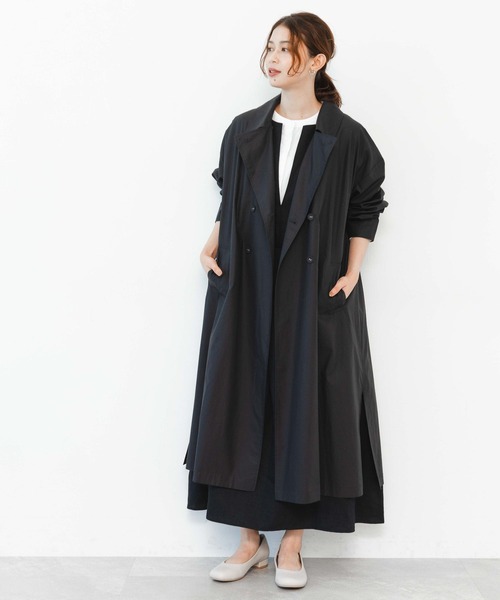 natural by clip／新品 コットンテンセルライトコート studio CLIP アウター 「natural by clip」コットンテン
