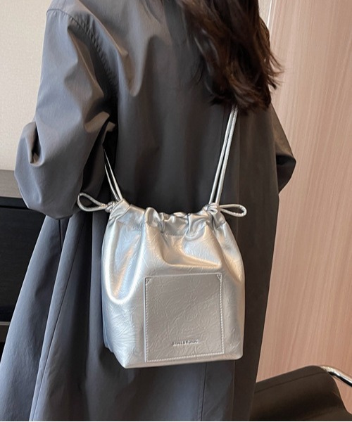 MASHIRO ショルダーバッグ バッグ 「MASHIRO」巾着ミニショルダー