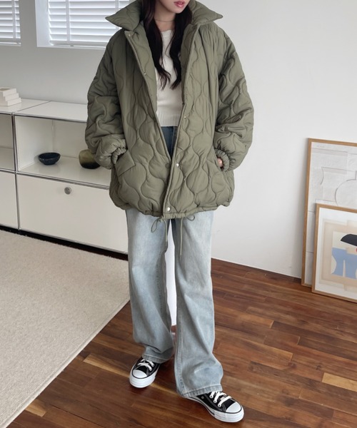 Ada. ブルゾン アウター 軽く羽織れるあったかもこもこ裏地