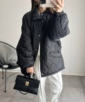 ブルゾン アウター 軽く羽織れるあったかもこも...の詳細画像2