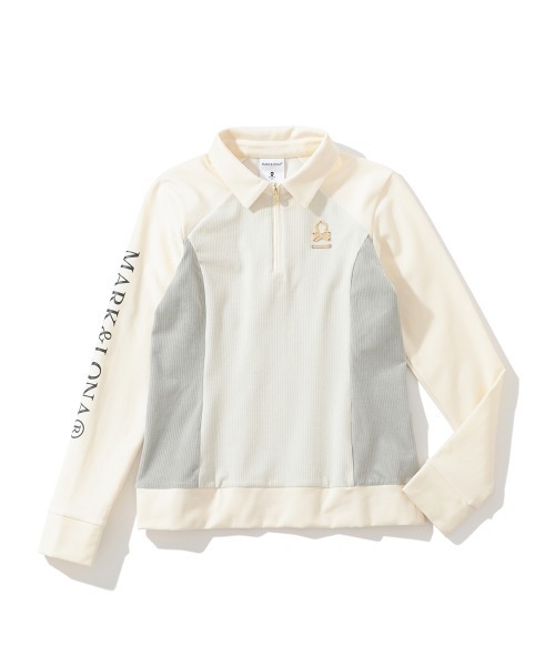 MARK&LONA 2022年モデル 襟付きポロシャツ シースルー コード MARK&LONA（マークアンドロナ） ポロシャツ ポロ Iris Smooth Corduroy