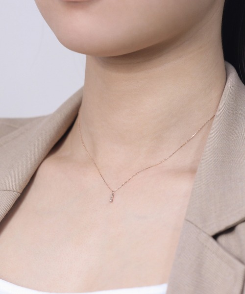 ESTELLE ネックレス K10 ピンクゴールド ダイヤモンド ESTELLE 