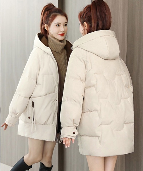 ダウン ダウンジャケット フェイクダウンコート中綿ジャケット  