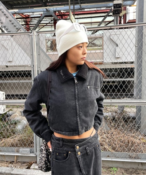 Nope Girl コート アウター duck boa jacket レディース