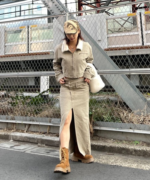 Nope Girl コート アウター duck boa jacket レディース