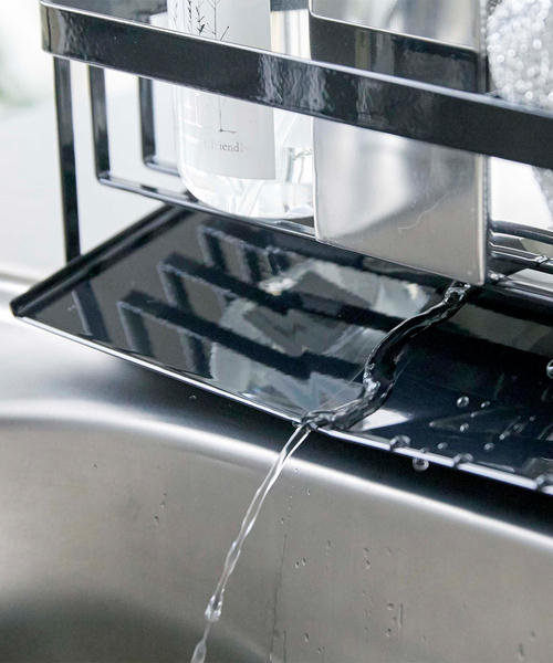 食器 「WEB限定」「tower/タワー」水が流れるスポンジ＆ボトルホルダー | tower | 07