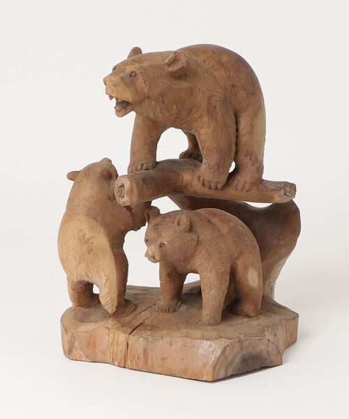 バリの神様 バロン 壁掛け 置物 重厚な木彫り バリ島 木彫り 神様 彫刻