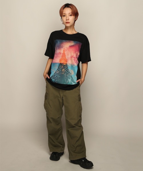 YEN TOWN MARKET tシャツ 「Jiro Konami」小浪次郎 東京タワー Tシャツ