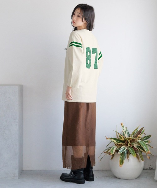 LOWRYS FARM（ローリーズファーム） ロング スカート レイヤードシアー